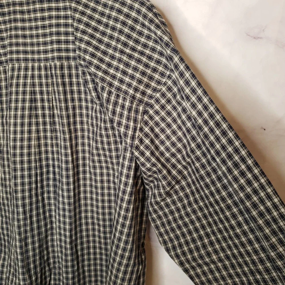 CHEROKEE plaid men's button down long sleeve shirt XXL - Picture 7 of 7